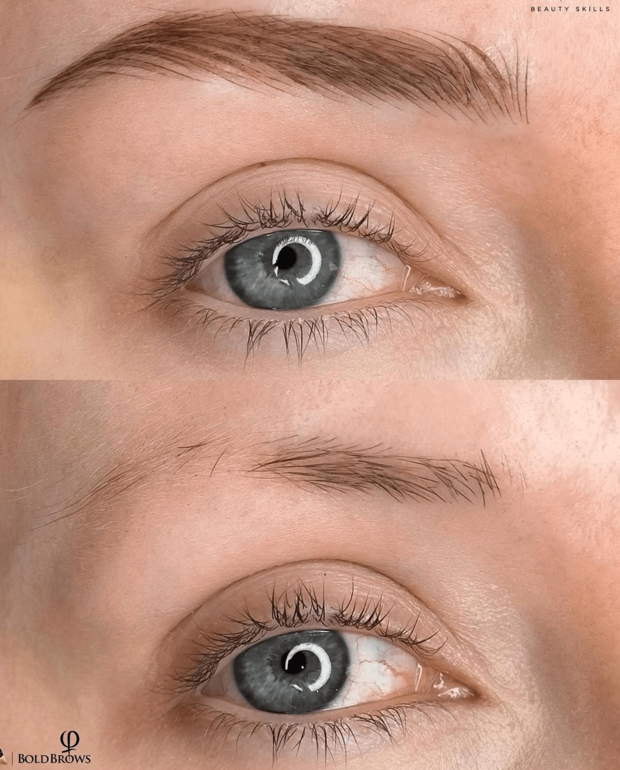 Eyebrow Microblading results