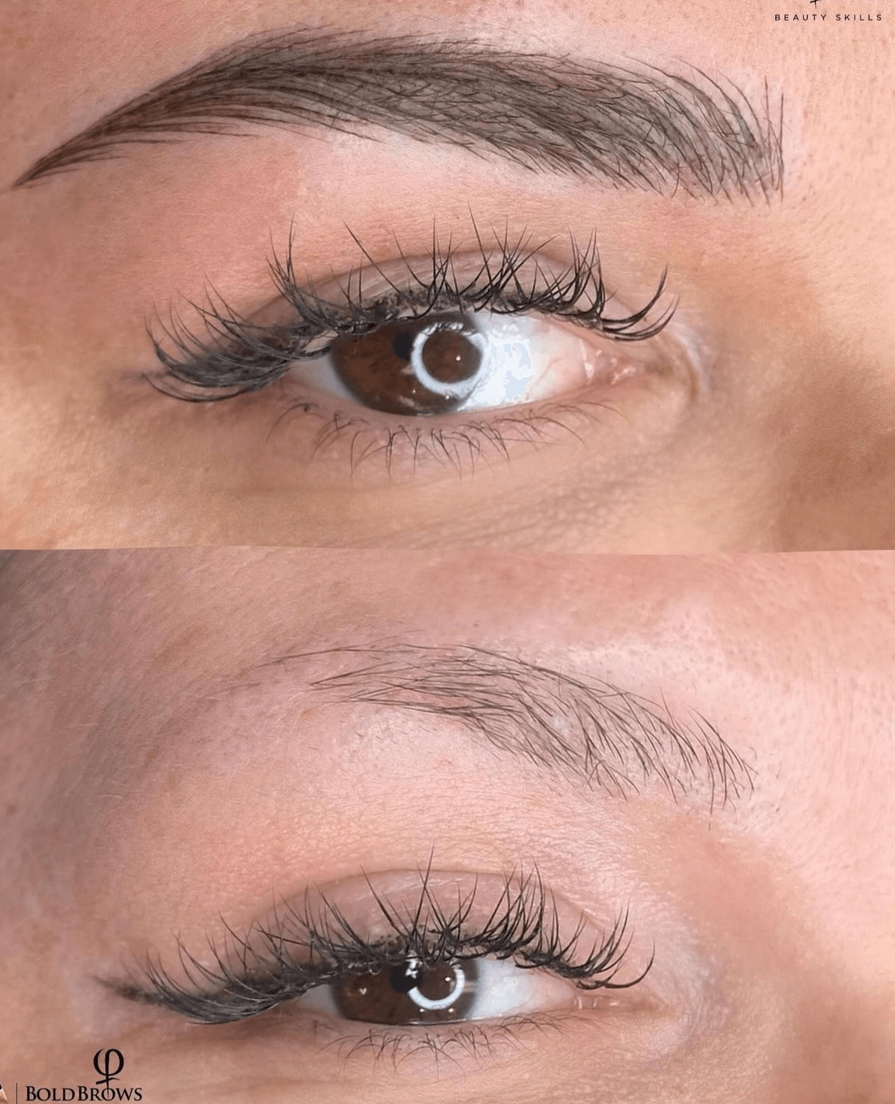 Eyebrow Microblading results